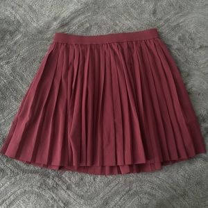 Mini pleated skirt